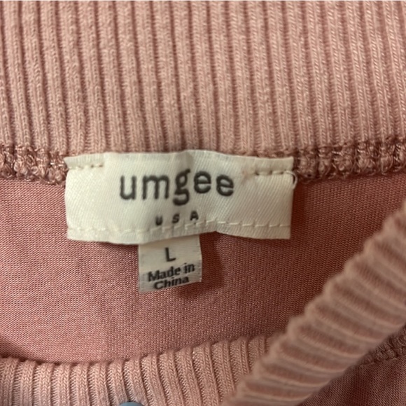 UMGEE | Pink Long Sleeve Tunic Style Top - Picture 8 of 8